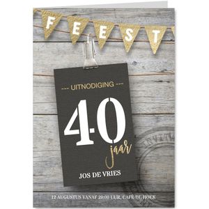 Uitnodiging verjaardag 30 40 50 jaar