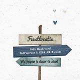 Uitnodiging jubileumfeest gegwijzers 50 jaar getrouwd