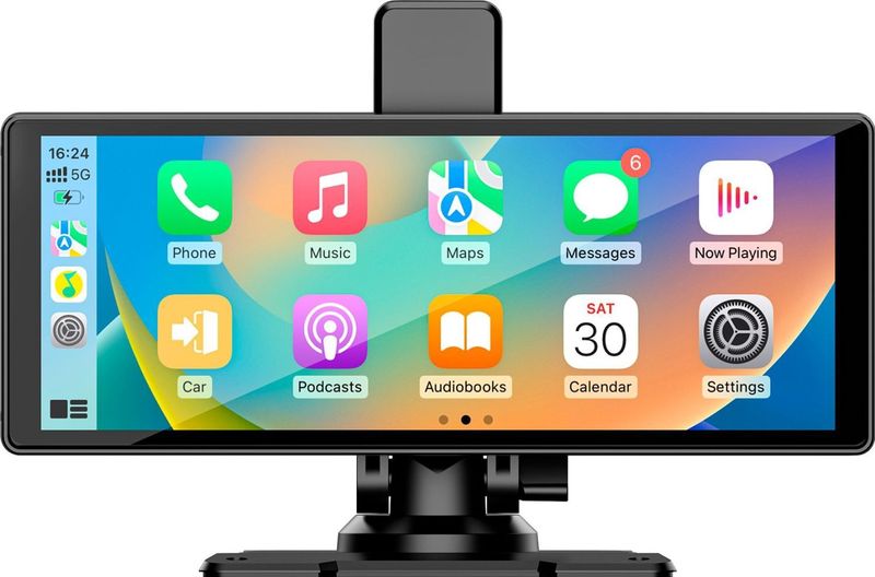 Krüger&Matz Multimedia Station 10-Inch Android Auto Apple Carplay met DVR en reversing camera Kruger&Matz