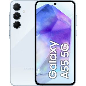 Samsung Galaxy A55 5G 16,8 cm (6.6 inch) Hybride Dual SIM Android 14 USB Type-C 8 GB 256 GB 5000 mAh Blauw