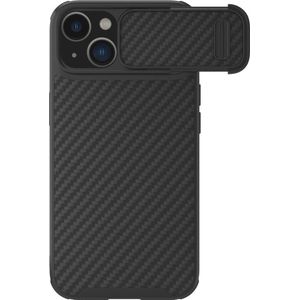 Nillkin Synthetic Fiber S Case etui iPhone 14 Plus met osłoną na aparat zwart