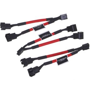 Noctua NA-SYC1 chromax.rood Y-Splitterkabelset voor ventilator - rood