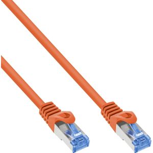EFB InLine® Patchkabel, Cat.6A, S/FTP, TPE (LSZH), CCA, oranje, 1,5m