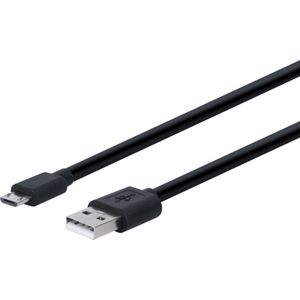 ProXtend USB cable USB 2.0 Micro B is 5.5 x 2.1 zwart 20CM