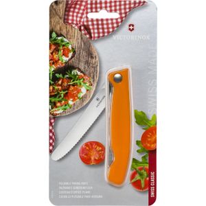 Victorinox Swiss Classic tomatenmes inklapbaar - 11cm - kartel -oranje