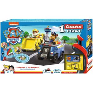 Carrera First Paw Patrol Racebaan - On the Double - Chase & Rubble - 2.9 meter