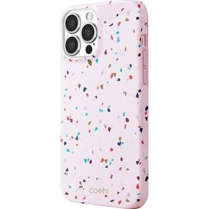 Uniq etui Coehl Terrazzo iPhone 13 Pro / 13 6,1 inch roze/blush roze