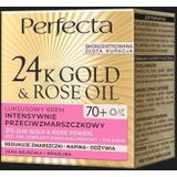 Perfecta 24K Gold & Rose Oil 50+ Luksusowy crème przeciwzmarszczkowy 50ml