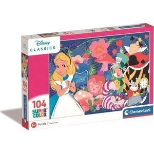 Clementoni CLE puzzel 104 SuperKolor DisneyClassic 25748