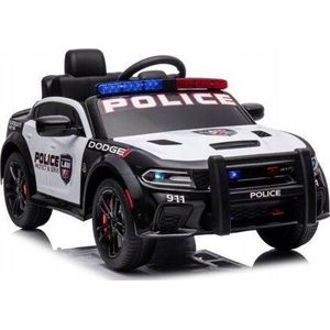 Lean Cars Auto Na accu Dodge Charger politie wit- zwart