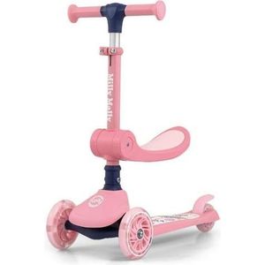 Milly Mally Kids Tricycle Scooter Fuzzy roze
