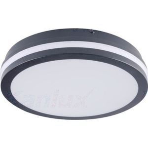 Kanlux lamp plafond Plafoniera LED met bewegingssensor BENO 24W NW-O-SE GR 1920lm 4000K IP54 33345