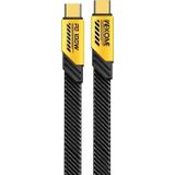 Wekome Kabel USB WDC-192 Mecha Series - Kabel verbinding USB-C voor USB-C 100W Fast Charging 1.2 m (geel)