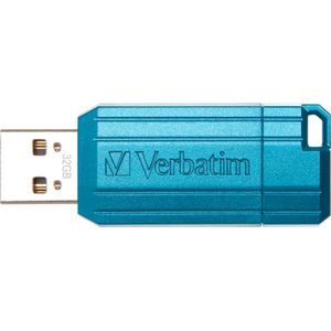Verbatim PinStripe - USB-Stick32 GB - Caribbean Blauwe