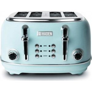 Haden Heritage 4-Slice Toaster - Turquoise blauw