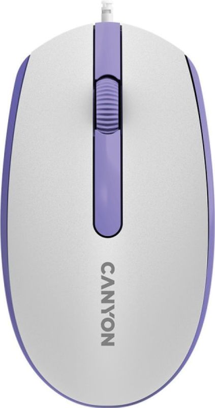 Canyon muis bedraad M-10 wit - Lawendowa