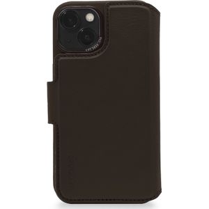 Decoded Leather Detachable Wallet iPhone 14 Chocolate bruin