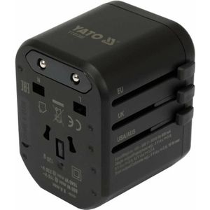 YATO YT-81300 oplader voor mobiele apparatuur Universeel Zwart AC Snel opladen Binnen