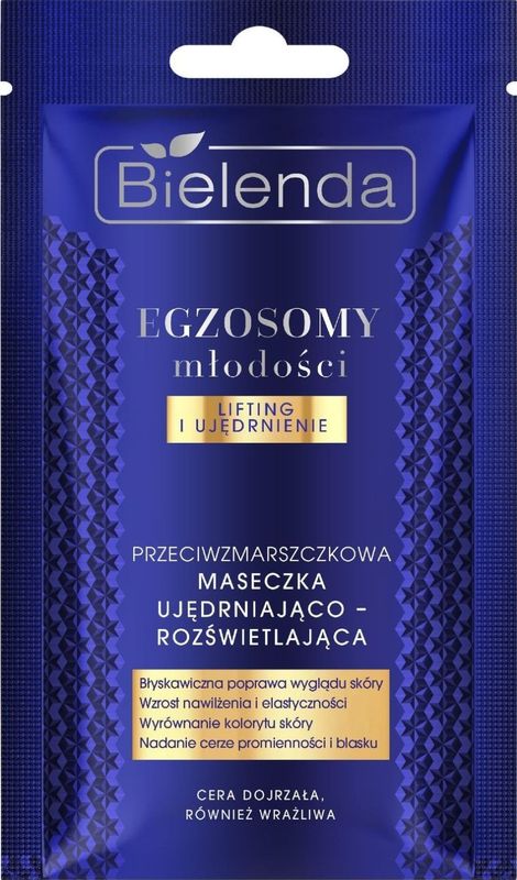 Bielenda _Egzosomy Młodości przeciwzmarszczkowa maseczka voor gezicht 8g