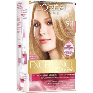 L’Oreal Paris Excellence Creme Cream coloring 9.1 very bright blonde ashtrays