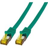 EFB RJ45 Patchkabel S/FTP,Cat.6A,LSZH,Cat.7 Rohk.,1m,groen