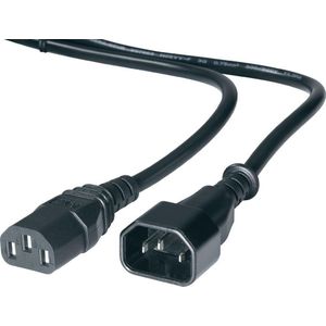 Digitus Power cable extension - IEC C14 male/IEC C13 female - 5 m