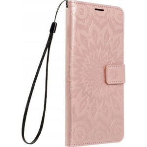 holster MEZZO Book voor IPHONE 16 Pro Max mandala goud roze