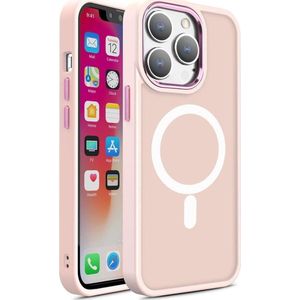 Hurtel Pancerne magnetisch etui iPhone 14 Plus MagSafe kleur Matte Case - roze