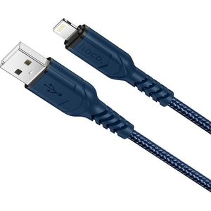 Hoco Kabel USB USB-A - Lightning 1 m marineblauw (6931474744883)