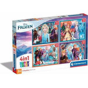 Clementoni Supercolor Disney Frozen Legpuzzel 12 stuk(s) Stripfiguren
