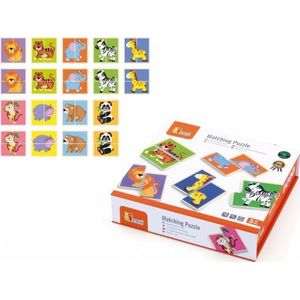 Viga Toys VIGA houten puzzel puzzel wilde dieren