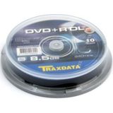 Traxdata DVD+R DL 8.5 GB 8x 10 stuks (906753ITRA003)