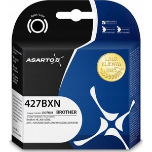Asarto Tusz Tusz voor Brother 427BXN | LC427XLBK | 6000 str. | zwart