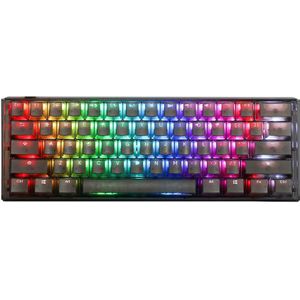 Ducky One 3 Aura zwart Mini Gaming toetsenbord, RGB LED - MX-Speed-zilver