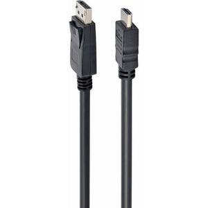 Gembird - Gembird Premium Series DisplayPort Male naar HDMI Male 4K V1.2 Kabel 1.8m