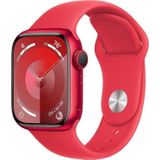 Apple Watch Series 9 GPS 45mm (PRODUCT)rood Aluminium Case met (PRODUCT)rood Sport Band - M/L