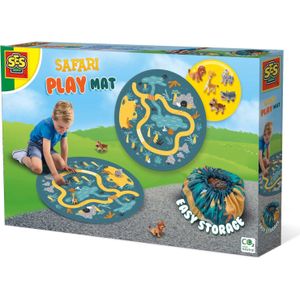 SES Safari speelmat en opbergzak 2 in 1