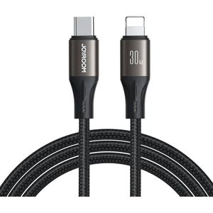 Joyroom Cable licht-Speed USB-C to Lightning SA25-CL3 , 30W , 1.2m (zwart)