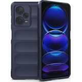 Hurtel Magic Shield Case etui voor Xiaomi Redmi Note 12 Pro+ elastyczny gepantserd hoes blauw