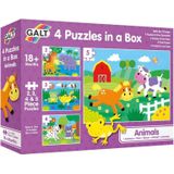 Galt 4 Puzzles In A Box - dieren