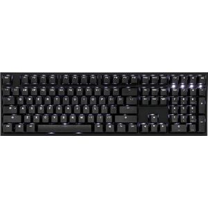 Ducky One 2 Backlit PBT Gaming toetsenbord, MX-blauw, weiße LED - zwart