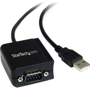 StarTech 1-poort FTDI USB naar RS232 Seriële Adapter Verloopkabel met Optische Isolatie