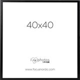 FOCUS rand Soul zwart 40x40