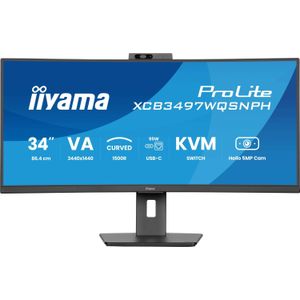iiyama ProLite XCB3497WQSNPH-B1 computer monitor 86,4 cm (34 inch) 3440 x 1440 Pixels Zwart