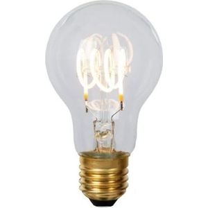 Lucide A60 Filament Lamp Ø 6 Cm Led Dimbaar E27 1X5W 2700K Transparant
