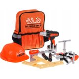 Ramiz serie gereedschap w Plecaku voor kinderen 3+ interactieve Wkrętarko-boormachine + accessoires 30 stukjes