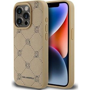 Karl Lagerfeld KLHMP15XPGKHPHE iPhone 15 Pro Max 6.7 inch beige/beige Magsafe Karl Heads