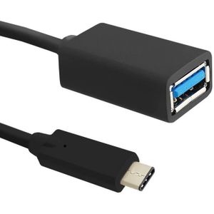 Qoltec Cable USB 3.1 Type C male | USB 3.0 A female | 0.25M