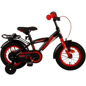 Volare Thombike Kinderfiets Jongens 12 Inch Zwart Rood