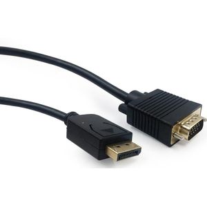 Gembird - Gembird DisplayPort Male naar VGA Male Kabel 1.8m